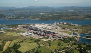 Smelteverket til Hydro Karmøy Foto: Jostein Viestad/Hydro