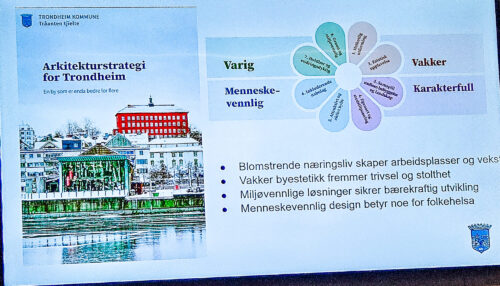 Bilde av en presentasjon.