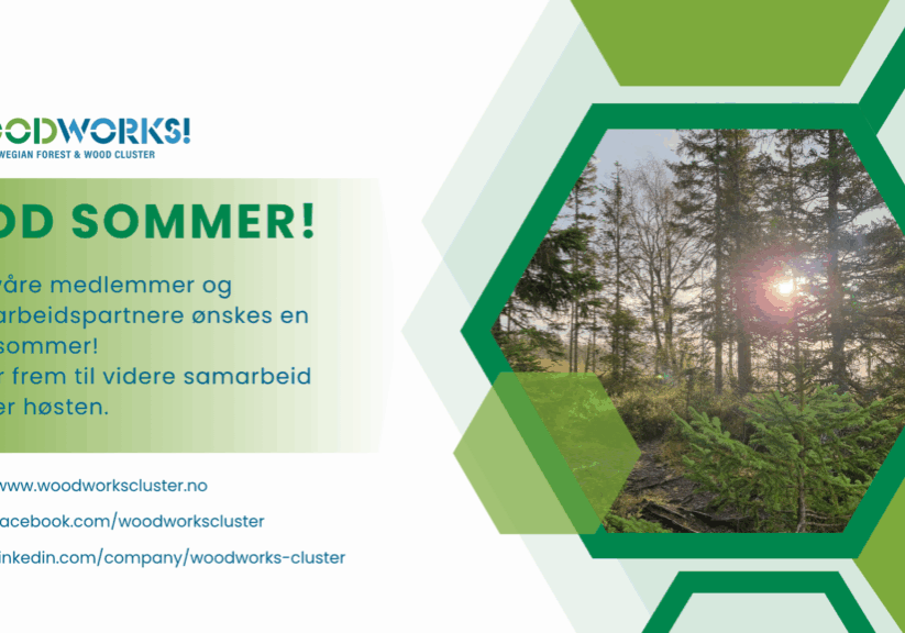 God sommer fra WWC 2025 Sommerhilsen fra WoodWorks" Cluster