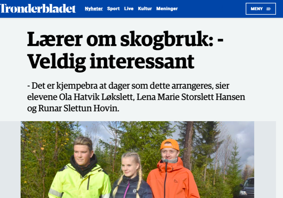 Trønderbladet om rekruttering Trønderbladet om rekruttering